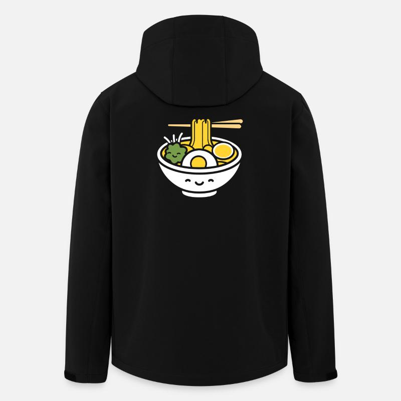 Ramen - Recycelte Männer Softshell-Jacke von Stanley/Stella - Schwarz