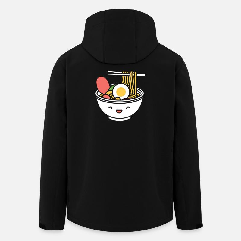 Ramen - Recycelte Männer Softshell-Jacke von Stanley/Stella - Schwarz