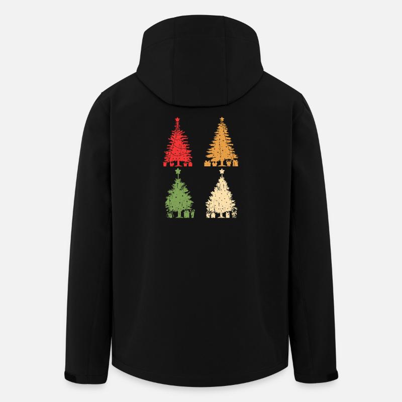 Weihnachtsmann Weihnachtsbaum Weihnachten - Recycelte Männer Softshell-Jacke von Stanley/Stella - Schwarz