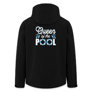 Swimming Water Sports Float Gifts - Men’s Recycled Softshell Jacket by Stanley/Stella - black - Back - AI Model Male 185 light (185cm)