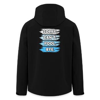 Swimming Water Sports Float Gifts - Men’s Recycled Softshell Jacket by Stanley/Stella - black - Back - AI Model Male 185 light (185cm)