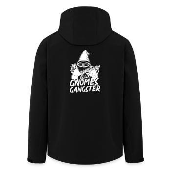 Gnome Costume Hommes Gnomes Gnomes Gangsters Gnome - Veste softshell homme en polyester recyclé Stanley/Stella - noir - Dos - AI Model Male 185 light (185cm)