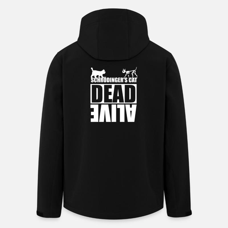 Le chat de Schrödinger - Veste softshell homme en polyester recyclé Stanley/Stella - noir
