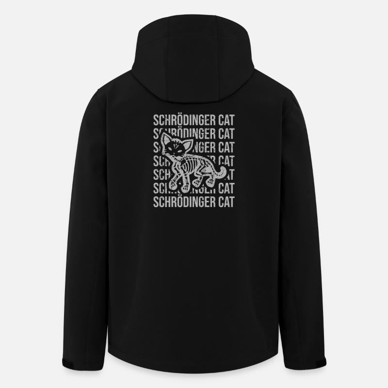 Schrödingers Katze - Recycelte Männer Softshell-Jacke von Stanley/Stella - Schwarz