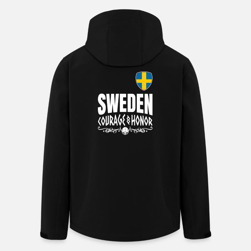 Sweden Nordic Spirit - Veste softshell homme en polyester recyclé Stanley/Stella - noir