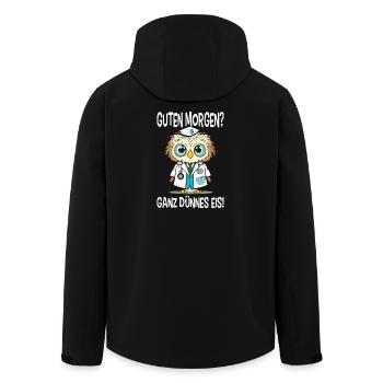 Pflegerin Geschenke Pflege Lustig Krankenpflegerin - Recycelte Männer Softshell-Jacke von Stanley/Stella - Schwarz - Hinten - AI Model Male 185 light (185cm)