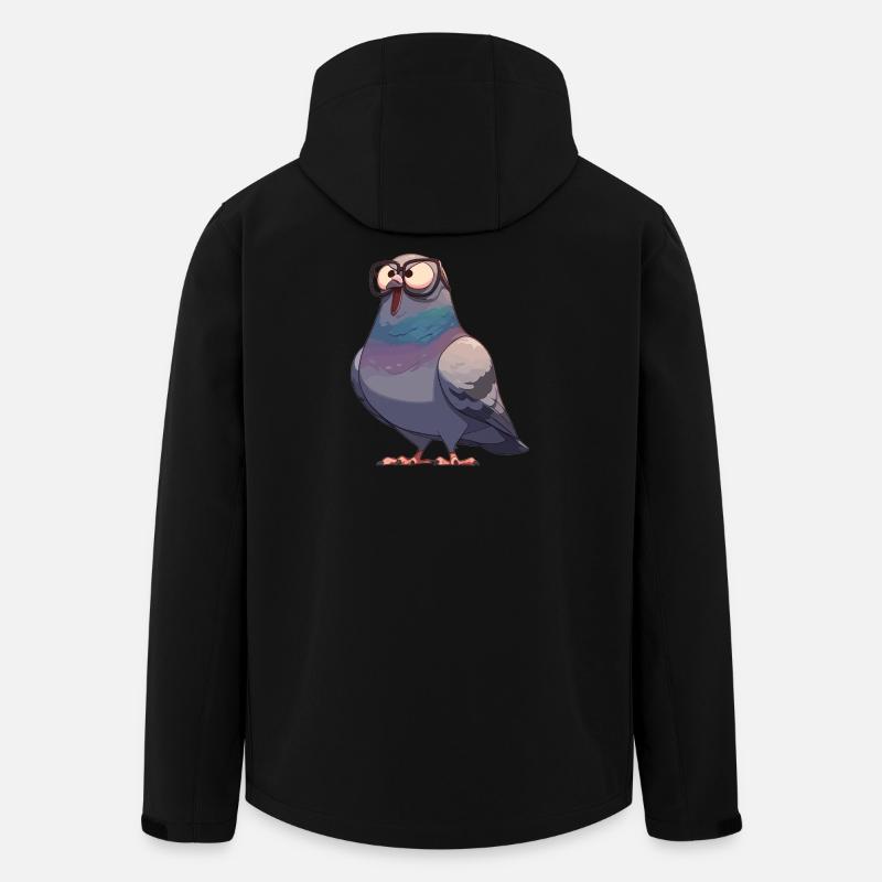 Tauben Taube - Recycelte Männer Softshell-Jacke von Stanley/Stella - Schwarz
