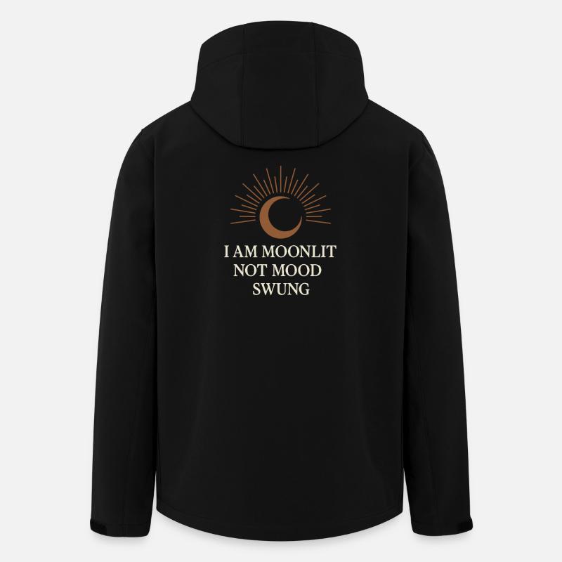 Moon Cycle Moon Goddess Intentionally - Men’s Recycled Softshell Jacket by Stanley/Stella - black