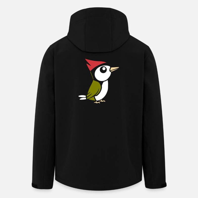 pivert - Veste softshell homme en polyester recyclé Stanley/Stella - noir