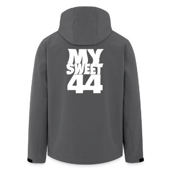 Sweet 44 - Veste softshell homme en polyester recyclé Stanley/Stella - charbon - Dos - AI Model Male 185 light (185cm)