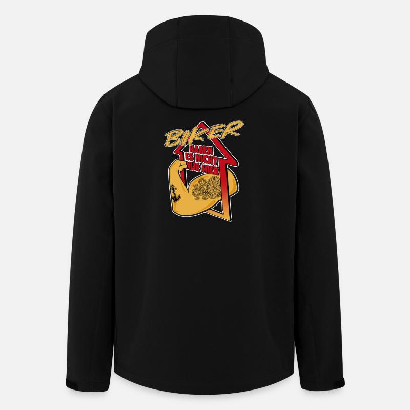 bizebs - Recycelte Männer Softshell-Jacke von Stanley/Stella - Schwarz