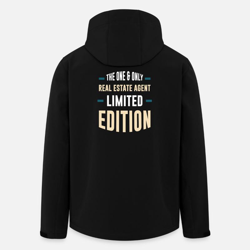 Édition Limitée pour Agent Immobilier - Veste softshell homme en polyester recyclé Stanley/Stella - noir