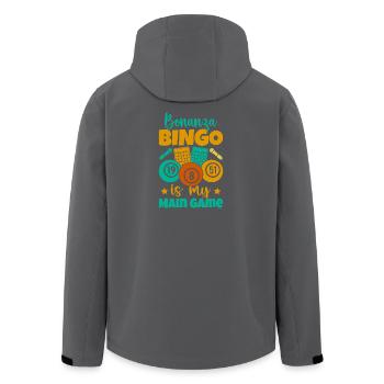 Bingo Game Bonanza Is My Game Bingo - Recycelte Männer Softshell-Jacke von Stanley/Stella - Schwarz - Hinten - AI Model Male 185 light (185cm)