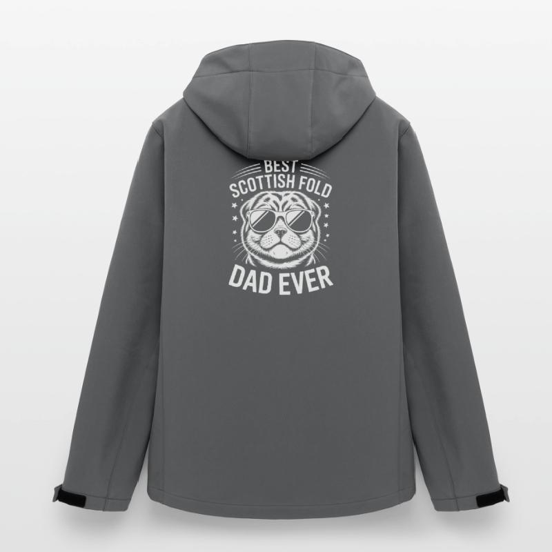 Scottish Folding Cats Scottish Fold Gift Men’s Recycled Softshell Jacket Discoverer by Stanley/Stella