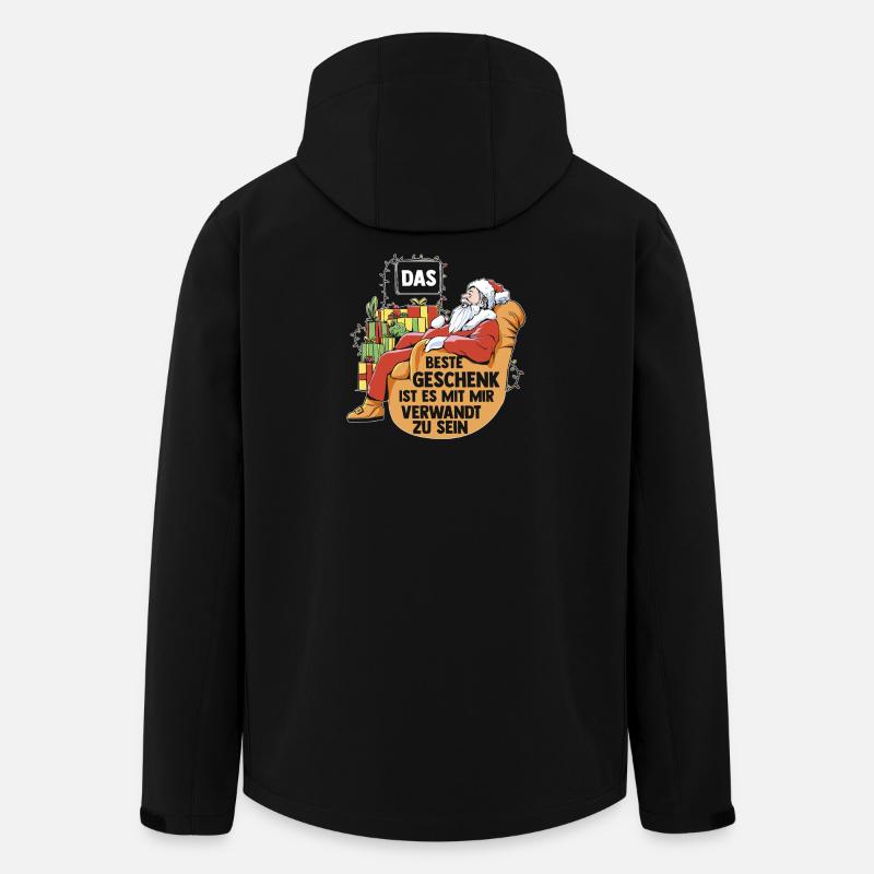 Weihnachtsmann Weihnachtszeit Weihnachts - Recycelte Männer Softshell-Jacke von Stanley/Stella - Schwarz