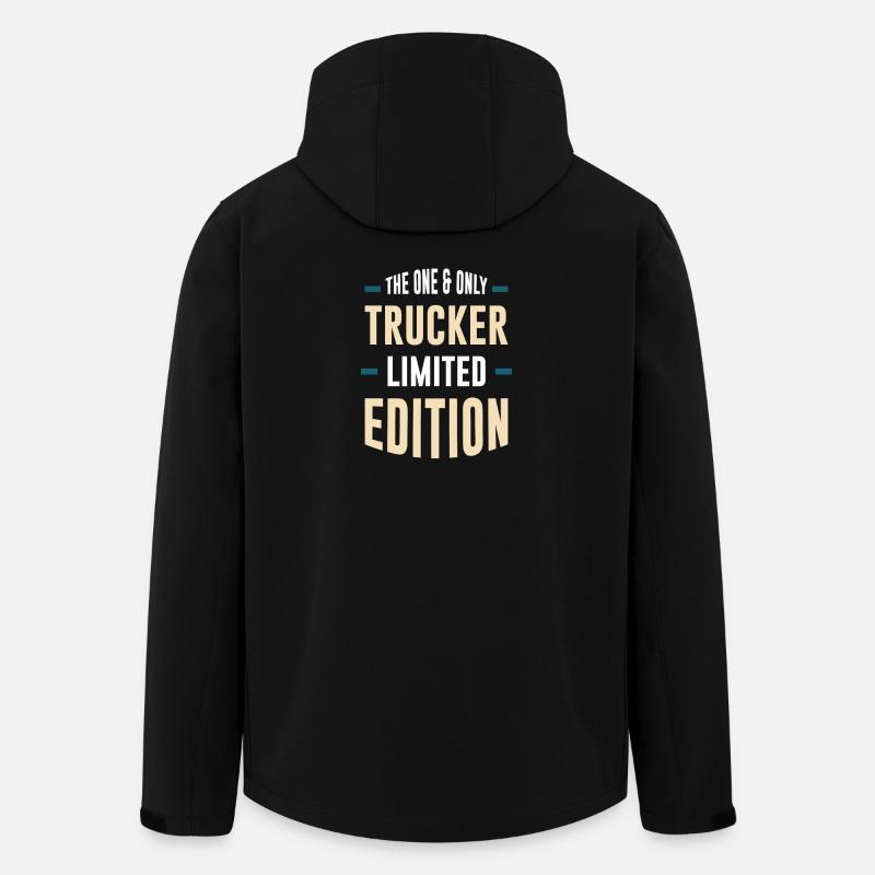 Édition limitée Trucker - Veste softshell homme en polyester recyclé Stanley/Stella - noir