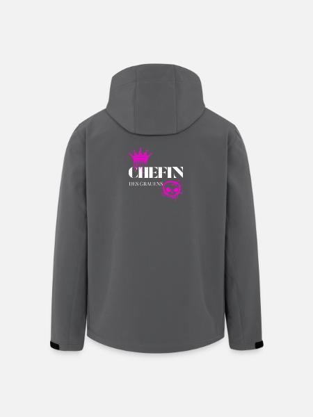 Chefin des Grauens – Witziger Frauen Spruch - Men’s Recycled Softshell Jacket by Stanley/Stella - black