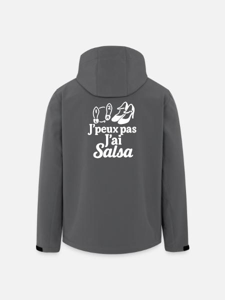 J’peux pas j’ai Salsa - Veste softshell homme en polyester recyclé Stanley/Stella - noir