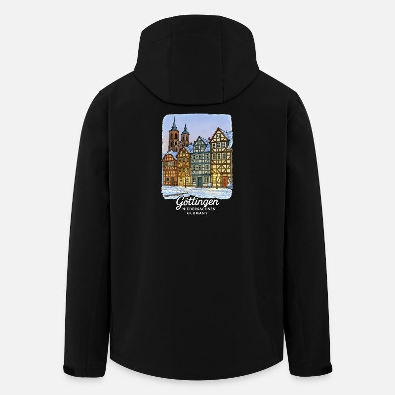 Göttingen - Recycelte Männer Softshell-Jacke von Stanley/Stella - Schwarz