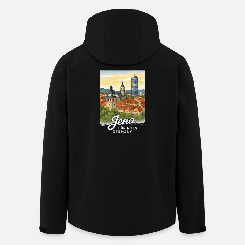 Iéna - Veste softshell homme en polyester recyclé Stanley/Stella - noir
