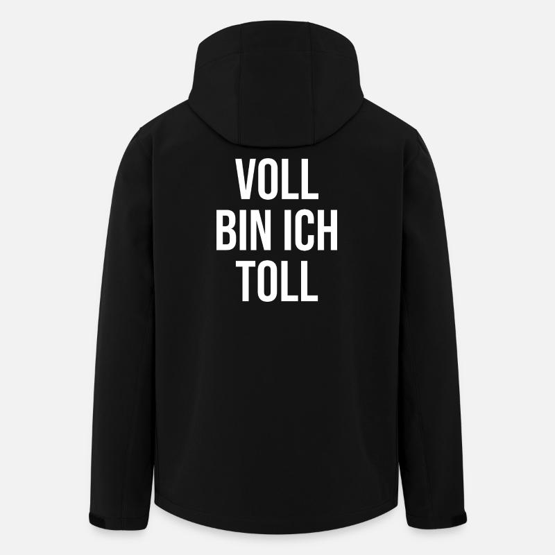 I'm great - Men’s Recycled Softshell Jacket by Stanley/Stella - black