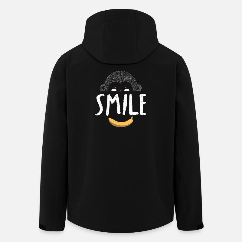 Affenlächeln Monkey Smile - Men’s Recycled Softshell Jacket by Stanley/Stella - black