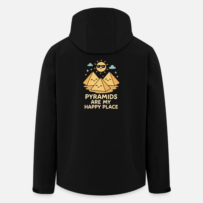 Pharaoh Archaeology in Ancient Egypt - Men’s Recycled Softshell Jacket by Stanley/Stella - black