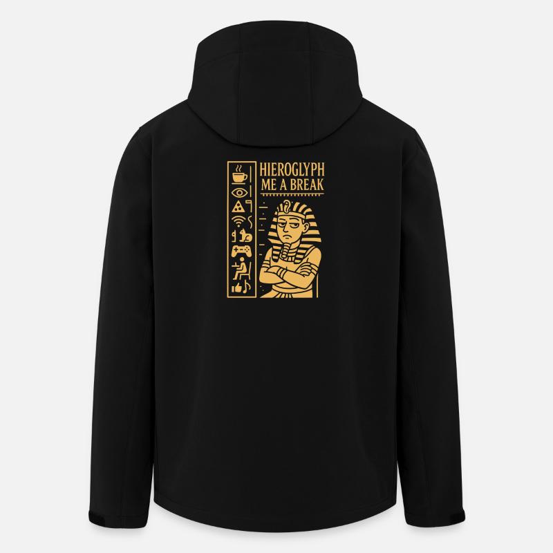 Pharaoh Archaeology in Ancient Egypt - Men’s Recycled Softshell Jacket by Stanley/Stella - black