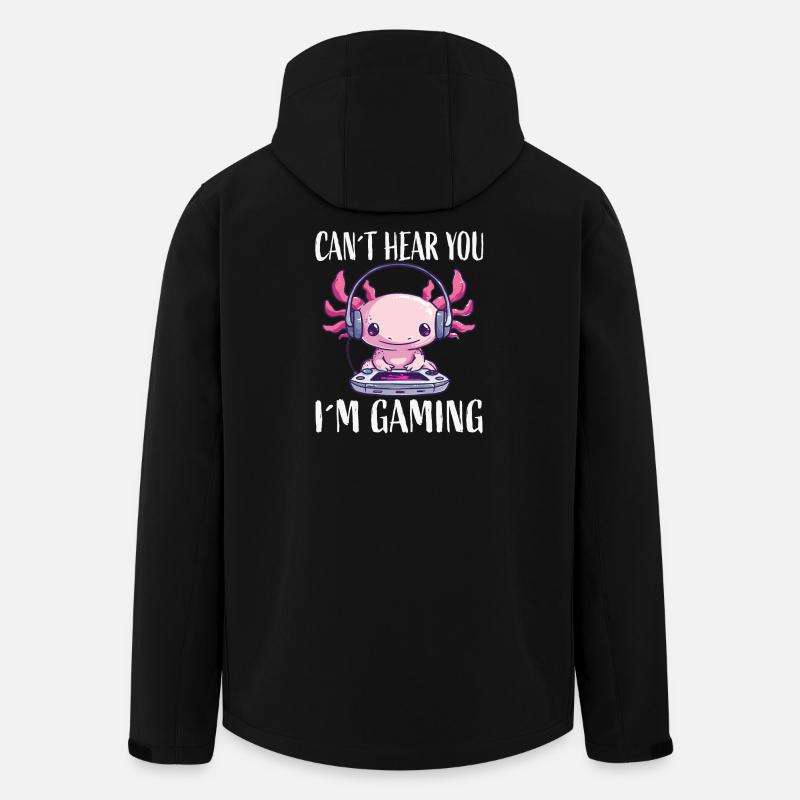 Can't Hear You I'm Gaming - Men’s Recycled Softshell Jacket by Stanley/Stella - black