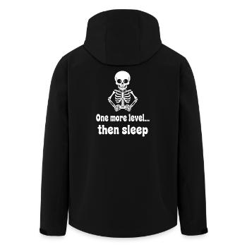 Encore un niveau... Alors dors - Veste softshell homme en polyester recyclé Stanley/Stella - noir - Dos - AI Model Male 185 light (185cm)