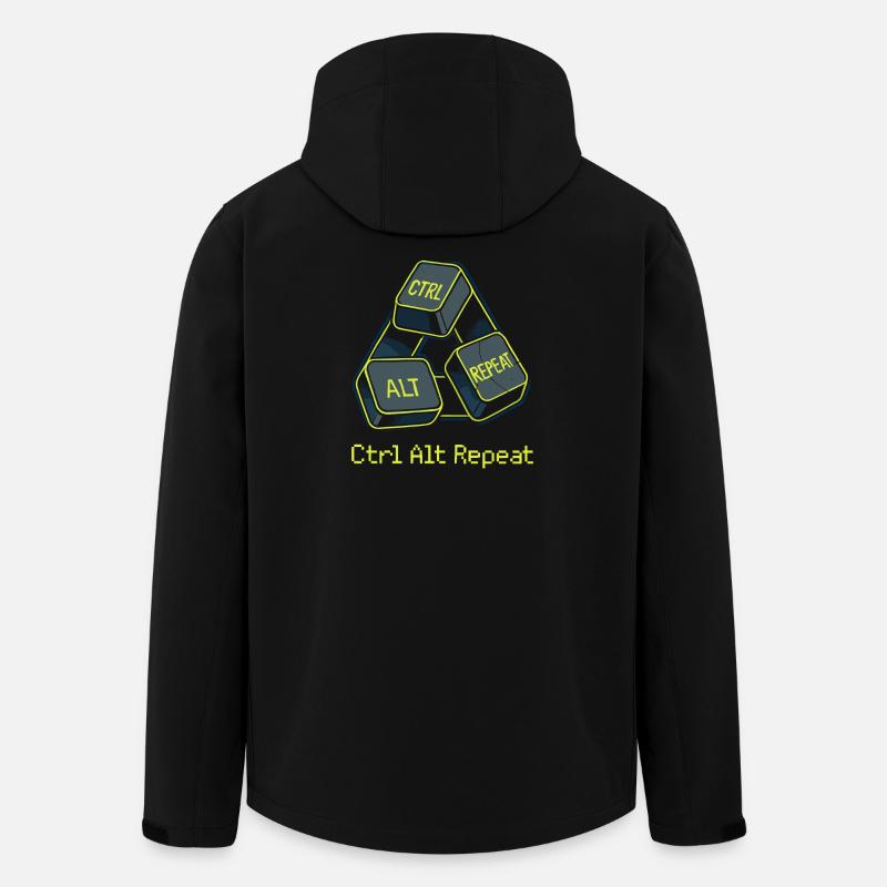 Startup-gründer Survivor Burnout Recover - Recycelte Männer Softshell-Jacke von Stanley/Stella - Schwarz