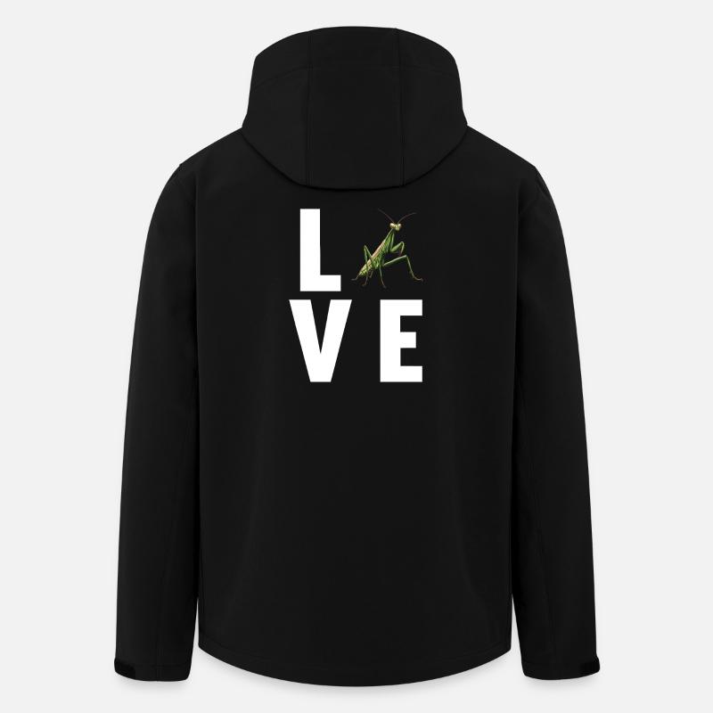 Praying mantises Praying mantis - Men’s Recycled Softshell Jacket by Stanley/Stella - black