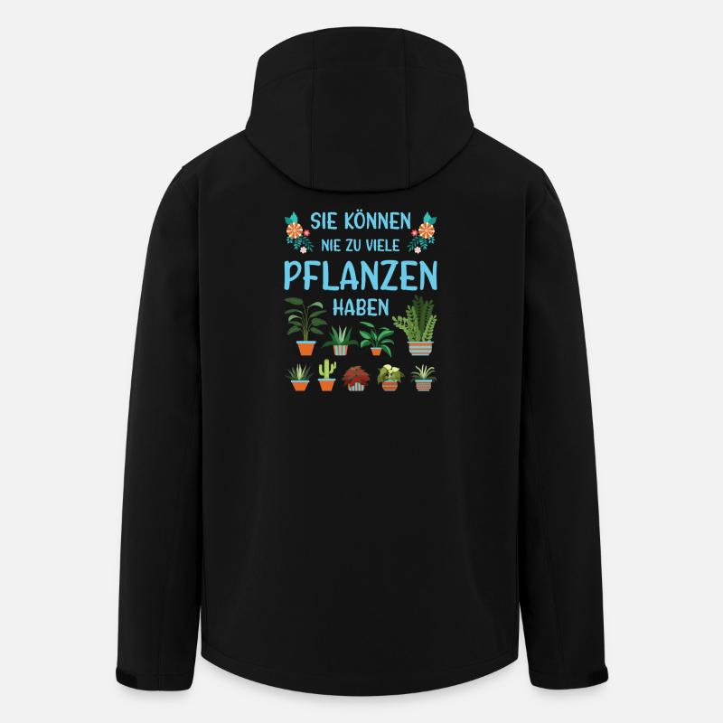 Gärtner Spruch Gärtnerei Hobbygärtner Kleingärtner - Recycelte Männer Softshell-Jacke von Stanley/Stella - Schwarz