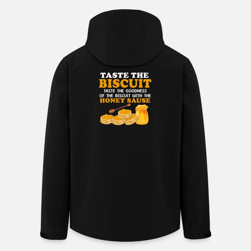 Honey Biscuit Slogan Art - Veste softshell homme en polyester recyclé Stanley/Stella - noir
