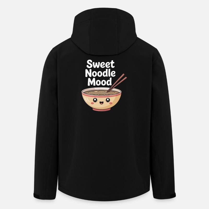 Humeur aux nouilles sucrées - Veste softshell homme en polyester recyclé Stanley/Stella - noir