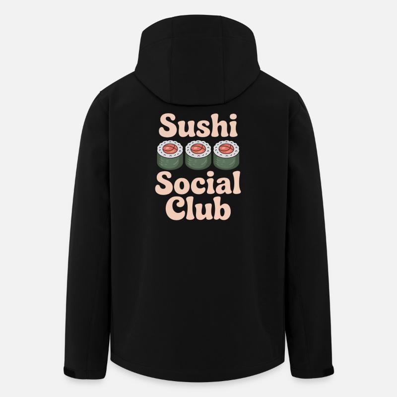 Sushi - Recycelte Männer Softshell-Jacke von Stanley/Stella - Schwarz
