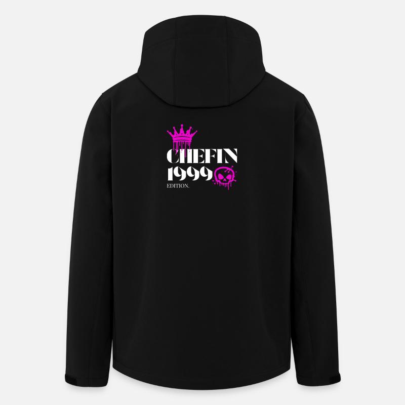 Chefin Edition 1999 26 Birthday Saying - Men’s Recycled Softshell Jacket by Stanley/Stella - black