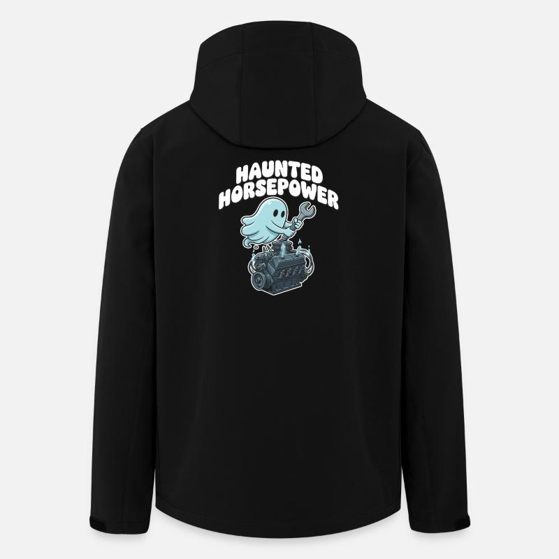Geistermotor Haunting Engine Cartoon - Recycelte Männer Softshell-Jacke von Stanley/Stella - Schwarz
