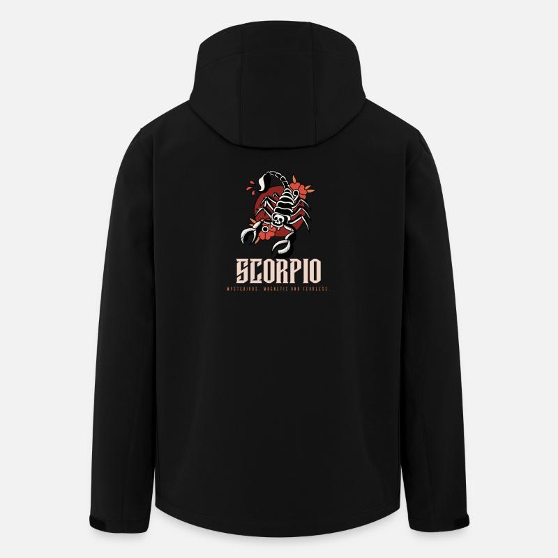 Scorpion - Veste softshell homme en polyester recyclé Stanley/Stella - noir