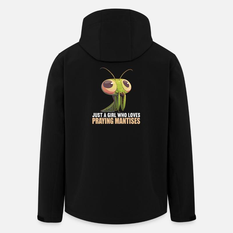 Gottesanbeterinnen Gottesanbeterin - Recycelte Männer Softshell-Jacke von Stanley/Stella - Schwarz