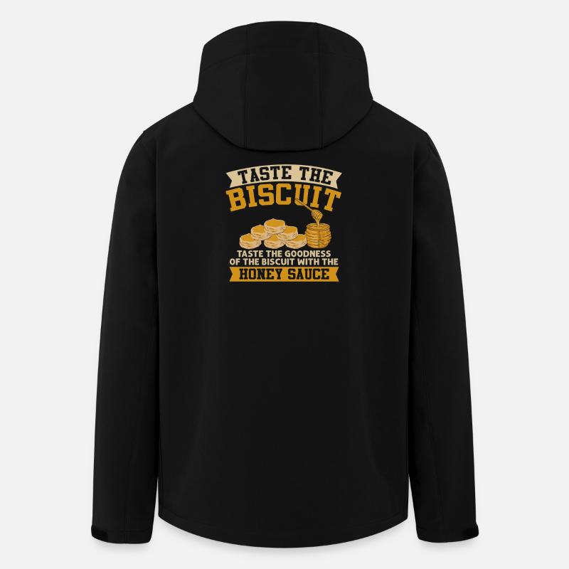 Probieren Sie die Biscuit-Honigsauce - Recycelte Männer Softshell-Jacke von Stanley/Stella - Schwarz