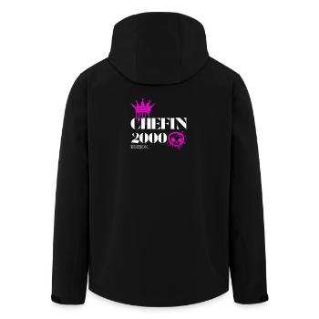 Édition Chefin 2000 25e anniversaire Diction - Veste softshell homme en polyester recyclé Stanley/Stella - noir - Dos - AI Model Male 185 light (185cm)