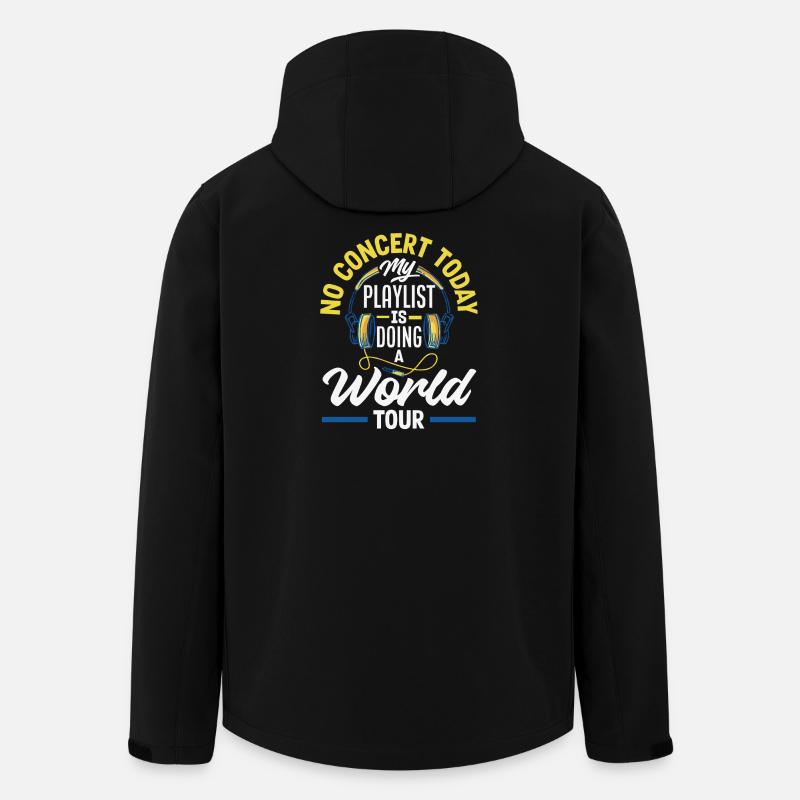 No concert today sad music - Men’s Recycled Softshell Jacket by Stanley/Stella - black