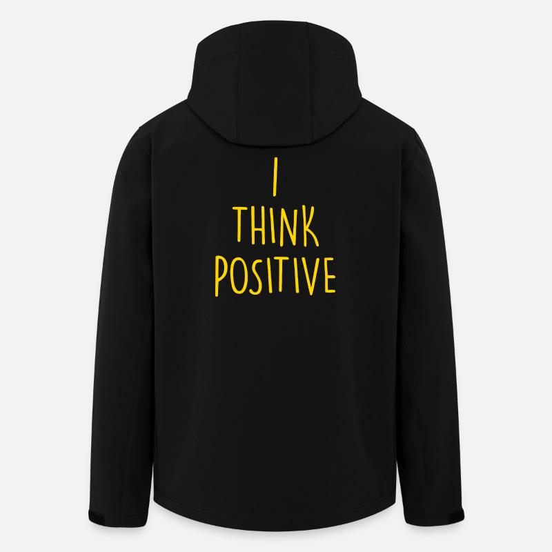 i think positive - Men’s Recycled Softshell Jacket by Stanley/Stella - black