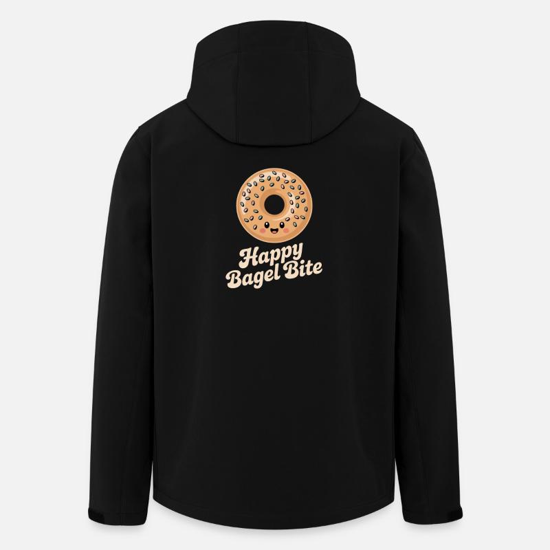 Bagel  - Recycelte Männer Softshell-Jacke von Stanley/Stella - Schwarz