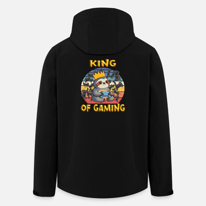 Gaming - Men’s Recycled Softshell Jacket by Stanley/Stella - black