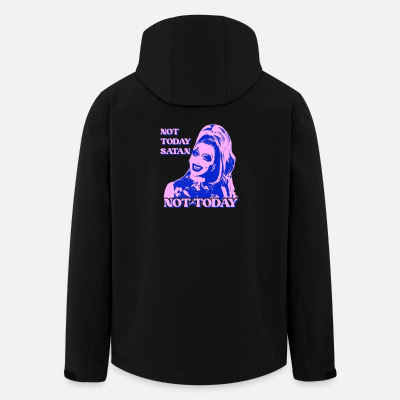 Nicht heute Satan Pop Art - Recycelte Männer Softshell-Jacke von Stanley/Stella - Schwarz