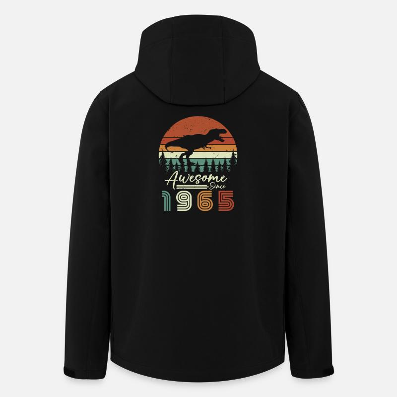 awsome_since_dinaseur_1965 - Recycelte Männer Softshell-Jacke von Stanley/Stella - Schwarz