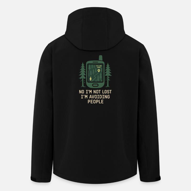 Frauen-solo-wanderer-empowerment-trail - Recycelte Männer Softshell-Jacke von Stanley/Stella - Schwarz