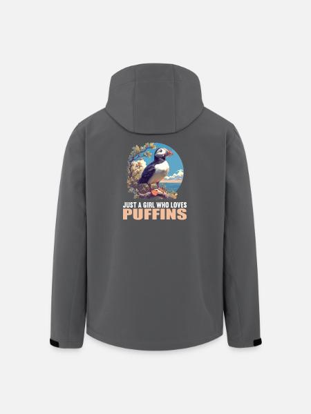 Puffin Papageientaucher - Men’s Recycled Softshell Jacket by Stanley/Stella - black